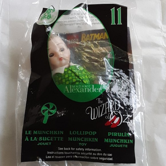 Wizard of Oz Lollipop Munchkin Doll #11 Madame Alexander McDonalds 2008 NIP NWT - Picture 2 of 10